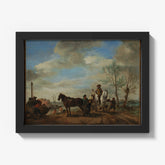 A Man and a Woman on Horseback by Philips Wouwerman - thumbnail_1_bf_673229d712f9211d49d3d82d